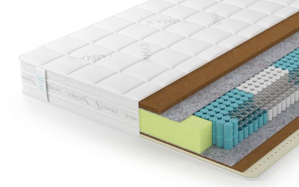 Матрас Lonax Cocos-Medium Light S1000 5 зон (Кокос-Медиум&nbsp;Лайт&nbsp;S1000&nbsp;5&nbsp;зон)
